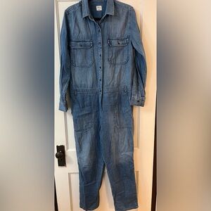 GAP Classic Blue Denim Jumpsuit
